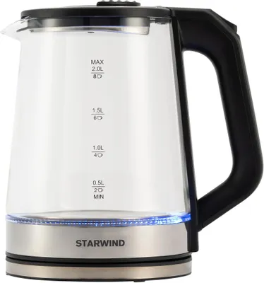 Чайник электрический StarWind SKG5778, 2л, стекло