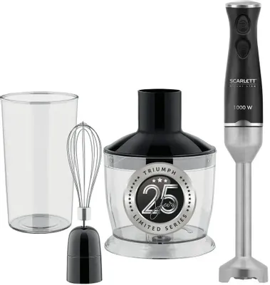 Блендер Scarlett Silver Line SC-HB42F73,  погружной,  черный