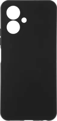 Чехол (клип-кейс) BORASCO Silicone Case, для Tecno Spark Go 2, черный [75391]