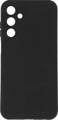 Чехол (клип-кейс) BORASCO Silicone Case, для Samsung Galaxy A25, черный [72889]