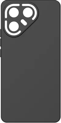 Чехол (клип-кейс) BORASCO Silicone Case, для Tecno Pova 7 Ultra, черный [75473]