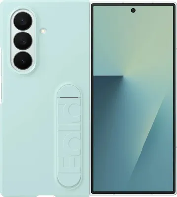 Чехол (клип-кейс) Samsung Silicone Case, для Samsung Galaxy Z Fold7, мятный [ef-mf966cmegru]