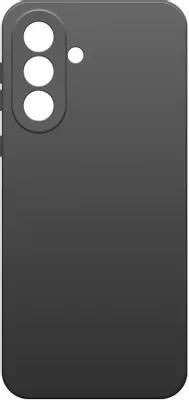 Чехол (клип-кейс) BORASCO Microfiber Case, для Samsung Galaxy A56, черный [74827]