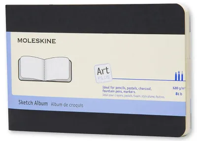 Блокнот Moleskine Art Cahier,  88стр,  черный [artska2]