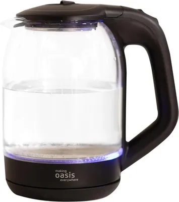 Чайник электрический OASIS K-9GB, 1.8л, стекло/пластик