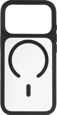 Чехол (клип-кейс) UBEAR Shade Case, для Apple iPhone 17 Pro, противоударный, черный/прозрачный [cs591bl63psh-i25m]