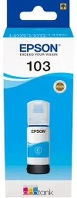 Чернила Epson 103 C13T00S24A, для Epson, 65мл, голубой