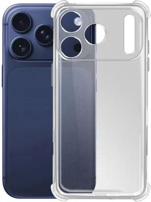 Чехол (клип-кейс) BORASCO Bumper Case, для Apple iPhone 17 Pro Max, противоударный, прозрачный [75813]