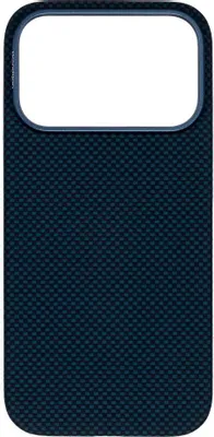 Чехол (клип-кейс) KONDIJAN Carbon, для Apple iPhone 17 Pro Max, синий