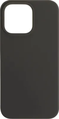 Чехол (клип-кейс) Deppa Liquid Silicone, для Apple iPhone 15 Pro Max, серый