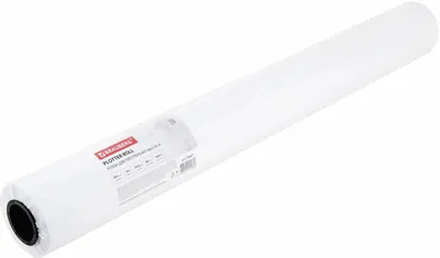 Бумага BRAUBERG 110627, для плоттера, 841мм х 45м, втулка 50.8мм (2"), 80г/м2, белый
