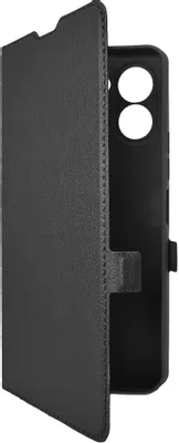 Чехол (флип-кейс) BORASCO Book Case, для Tecno Spark Go 3, черный [76451]