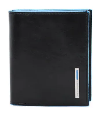 Чехол для кредитных карт Piquadro Blue Square PP1518B2R/N, кожа натуральная, черный