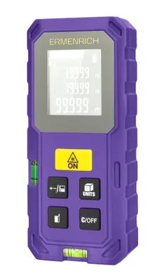 Лазерный дальномер ERMENRICH Reel Plus GS100, 1 класс лазера, 690нм, луч красный [86423]