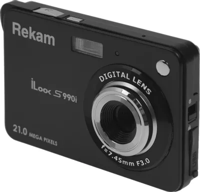 Цифровой компактный фотоаппарат Rekam iLook S990i,  черный