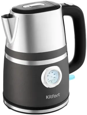 Чайник электрический KitFort КТ-670-1, 1.7л, металл/пластик