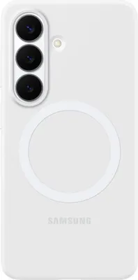 Чехол (клип-кейс) Samsung Silicone Magnet Case, для Samsung Galaxy S26, белый [ef-es942cwegru]