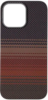 Чехол (клип-кейс) KONDIJAN Carbon, для Apple iPhone 16 Pro Max, коричневый [kjcr-iph-16-pro-max-sst-ms-brn]