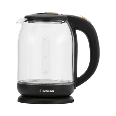 Чайник электрический StarWind SKG1052, 1.8л, стекло