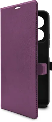 Чехол (флип-кейс) BORASCO Book Case, для Tecno Pova 6 Neo, фиолетовый [73619]