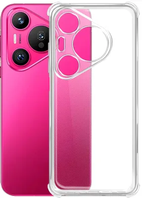Чехол (клип-кейс) BORASCO Bumper Case, для Huawei Pura 70, противоударный, прозрачный [73430]