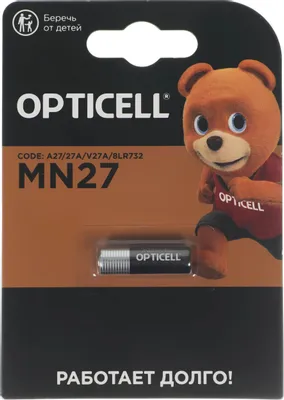 MN27 Батарейка OPTICELL Specialty MN27,  1 шт.