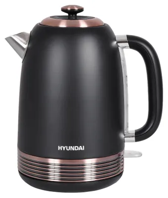 Чайник электрический Hyundai HYK-S4501, 1.7л, металл/пластик