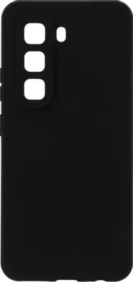 Чехол (клип-кейс) BORASCO Silicone Case, для Infinix Hot 50 Pro, черный [74064]