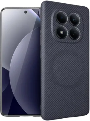 Чехол (клип-кейс) BORASCO Art Case, для Xiaomi Redmi Note 15 Pro 4G, черный [76444]