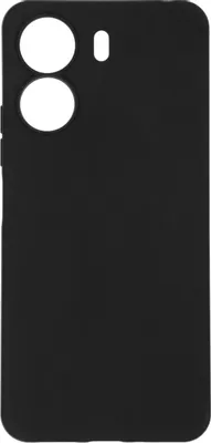 Чехол (клип-кейс) BORASCO Silicone Case, для Xiaomi Poco C65, черный [72855]