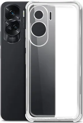 Чехол (клип-кейс) BORASCO Bumper Case, для Honor 90 Lite, противоударный, прозрачный [72469]