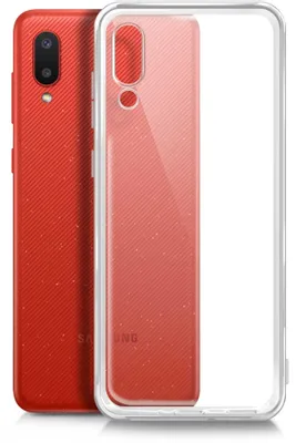 Чехол (клип-кейс) BORASCO Silicone Case, для Samsung Galaxy A02, прозрачный [39905]