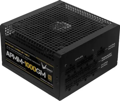 Блок питания Formula APMM-1000GM Gen.5,  1000Вт,  80 PLUS GOLD,  120мм, черный, retail