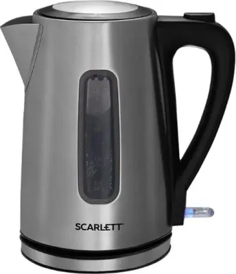 Чайник электрический Scarlett SC-EK21S13, 1.7л, металл/пластик