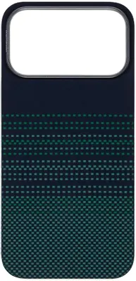 Чехол (клип-кейс) KONDIJAN Carbon, для Apple iPhone 17 Pro Max, синий [kjcr-iph-17-pro-max-sw-ms-blu]
