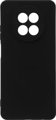 Чехол (клип-кейс) BORASCO Silicone Case, для Realme 12 5G/13 5G, черный [73327]