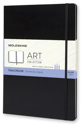 Блокнот Moleskine Art,  A4,  96стр,  твердая обложка,  черный [artbf832]
