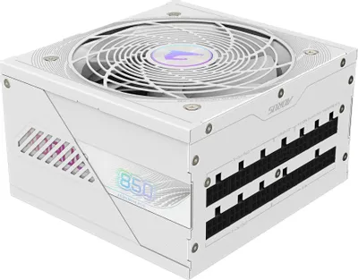 Блок питания Gigabyte GP-AE850PM PG5 ICE Gen.5,  850Вт,  80 PLUS PLATINUM,  120мм, белый, retail