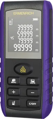 Лазерный дальномер ERMENRICH GE40, 1 класс лазера, 620нм, луч красный [86258]