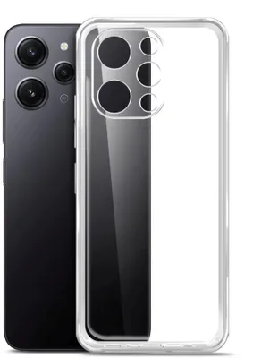 Чехол (клип-кейс) BORASCO Bumper Case, для Xiaomi Redmi 12, противоударный, прозрачный [72125]