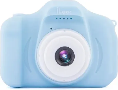 Цифровой компактный фотоаппарат Rekam iLook K330i,  детский, голубой