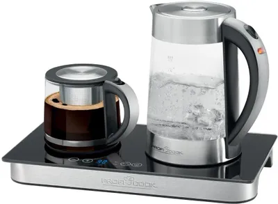 Чайный набор PROFI COOK PC-TKS 1056, 1.7л, стекло/металл