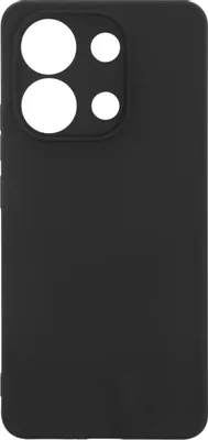 Чехол (клип-кейс) BORASCO Silicone Case, для Xiaomi Redmi Note 13 4G, черный [73005]