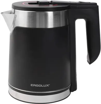 Чайник электрический ERGOLUX ELX-KS10-C02, 1.8л, металл/пластик