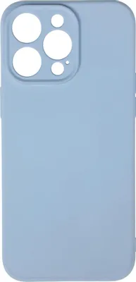 Чехол (клип-кейс) BORASCO Microfiber Case, для Apple iPhone 15 Pro Max, голубой [72422]