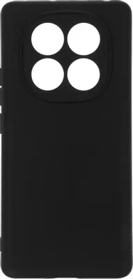 Чехол (клип-кейс) BORASCO Silicone Case, для Xiaomi Redmi Note 14 Pro 4G, черный [74848]