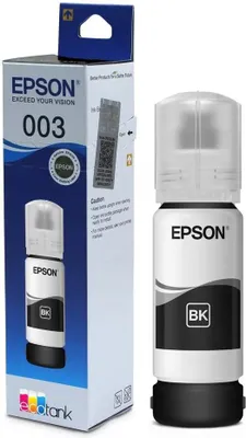 Чернила Epson 003 C13T00V198, для Epson, 65мл, черный