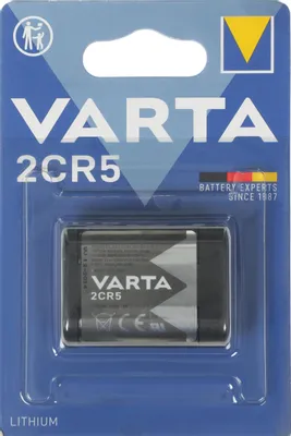 2CR5 Батарейка VARTA Lithium BL1,  1 шт.