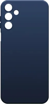 Чехол (клип-кейс) BORASCO Silicone Case, для Samsung Galaxy A15, синий [73563]