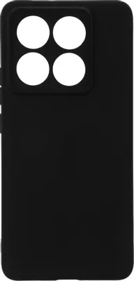 Чехол (клип-кейс) BORASCO Silicone Case, для Xiaomi 14T Pro, черный [73787]